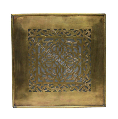 Decorative Brass and Silver Wall Sconce with White Glass - WL144