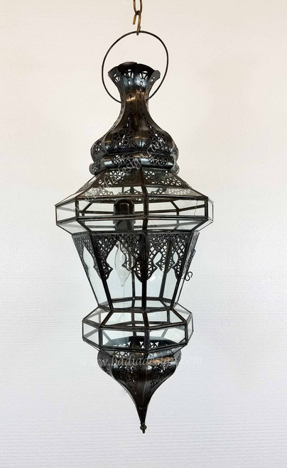 Moroccan Hanging Glass Lantern - LIG213