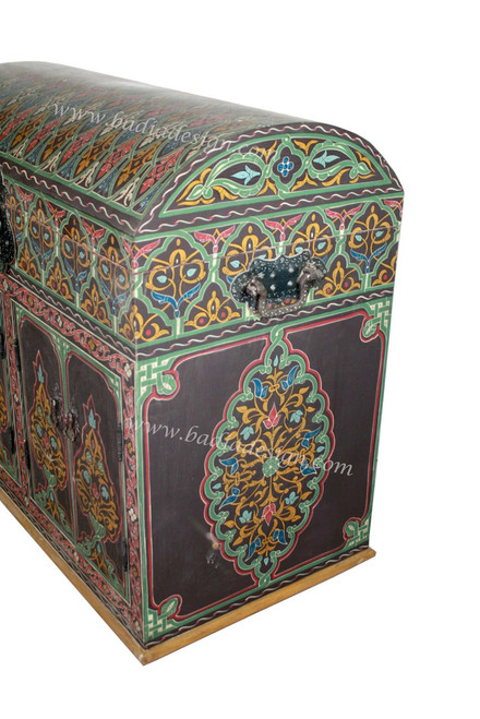 Hand Painted Wooden Trunk - HP-T001