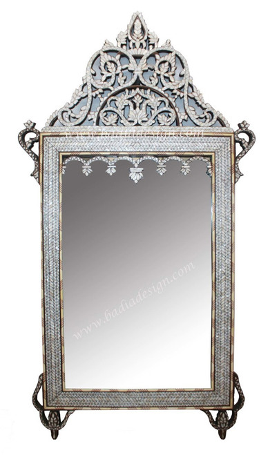 Large Mother of Pearl Mirror - M-MOP024