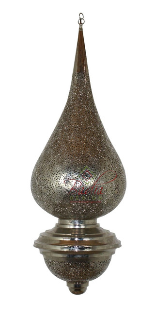 Silver Hand Punched Moroccan Chandelier - CH234