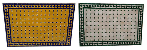 Rectangular Mosaic Tile Table Top - MT745