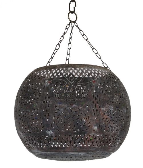 Antique Brass Hanging Lantern - LIG370