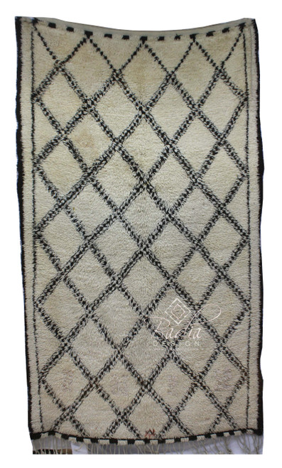 Moroccan Hand Woven Beni Ourain Rug - R826