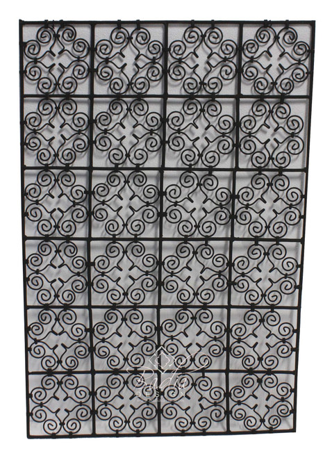 Rectangular Shaped Wrought Iron Panel - IP023