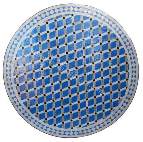 39 Inch Moroccan Mosaic Tile Table Top - MTR462