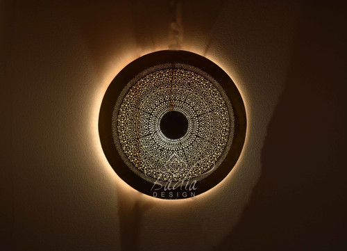 Intricately Designed Brass Wall Sconce - WL237