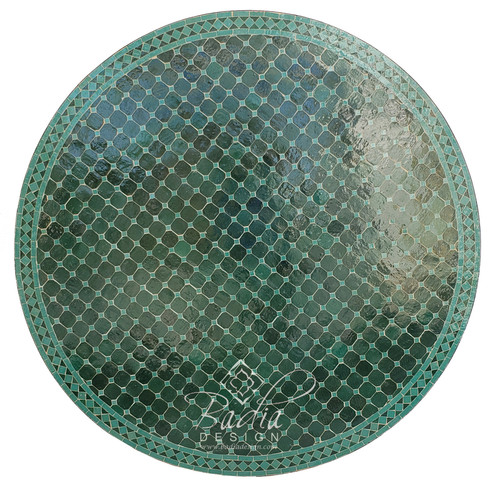 60 Inch Moroccan Mosaic Tile Table Top - MTR478