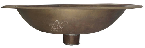 Oval Shaped Bronze Color Sink - MS034