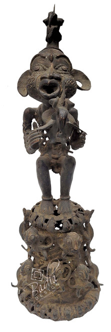 Antique Bronze Cameroon Sculpture - HD272