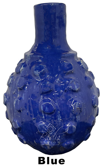 Hand Painted Spiked Ceramic Flower Vase - CER116
