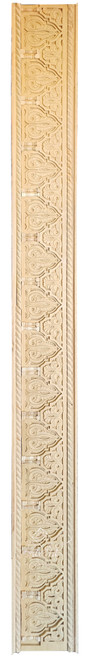 Unstained Hand Carved Wooden Border - WP219