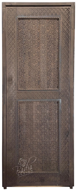 Traditional Moroccan Carved Wood Door - CWD060