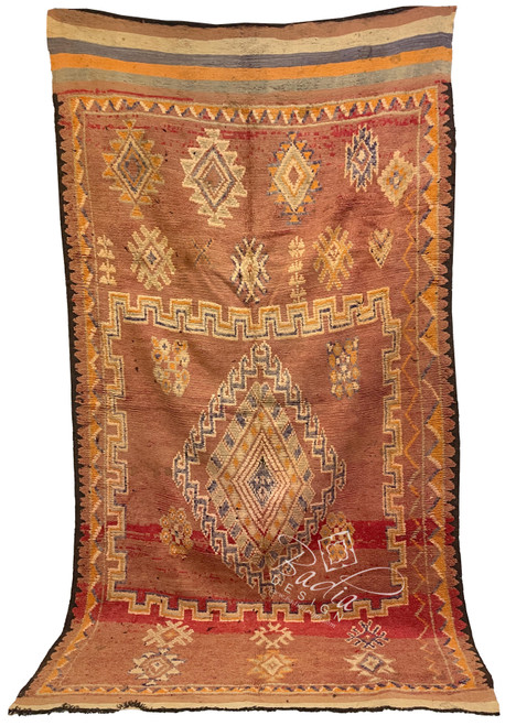 Vintage Multi-Color Moroccan Tribal Rug - R0322