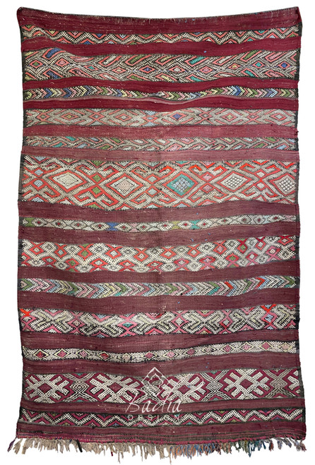 Vintage Multi-Color Kilim Rug - R0280