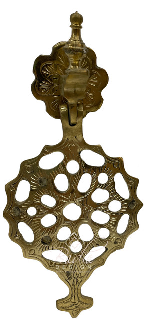 Moroccan Hand Designed Brass Door Knocker - HD322