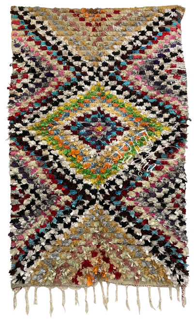 Moroccan Vintage Multi-Pattern Rug - R0381