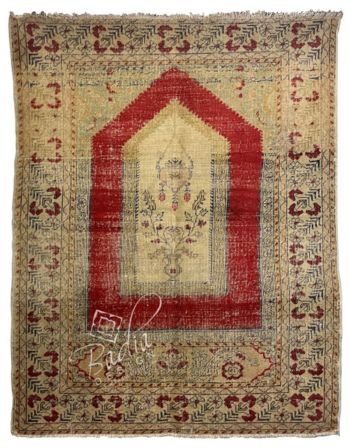 49" x 64" - Traditional Colorful Turkish Area Rug - TKR030