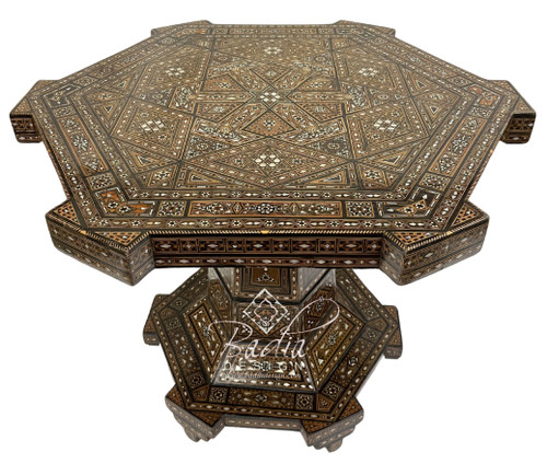 Handcrafted Moroccan Inlay Dining Table – Elegance Meets Tradition