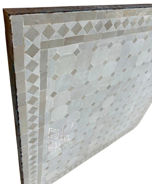 30 Inch Square Beige Tile Table Top - MT859 30 Inch Square Beige Tile Table Top - MT859