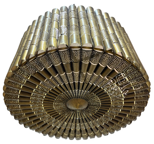 Cylindrical Drum Shaped Brass Chandelier - CH368 Cylindrical Drum Shaped Brass Chandelier - CH368
