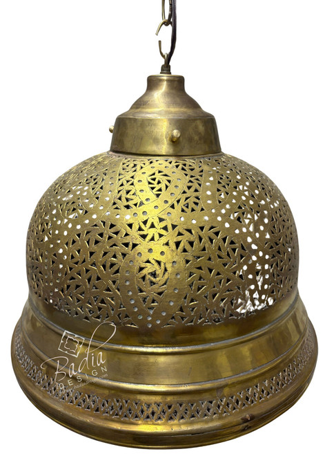 Dome Shaped Brass Chandelier - CH370 Dome Shaped Brass Chandelier - CH370