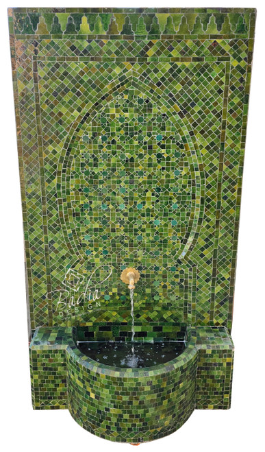 Large Muti-Shade Green Water Fountain - MF865 Large Muti-Shade Green Water Fountain - MF865