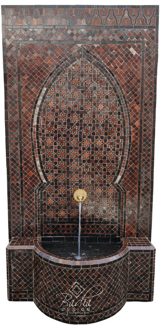 Large Reddish Brown Water Fountain - MF867 Large Reddish Brown Water Fountain - MF867