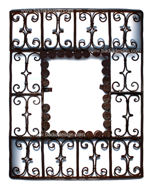 Moroccan Wrought Iron Window Frame - IP006