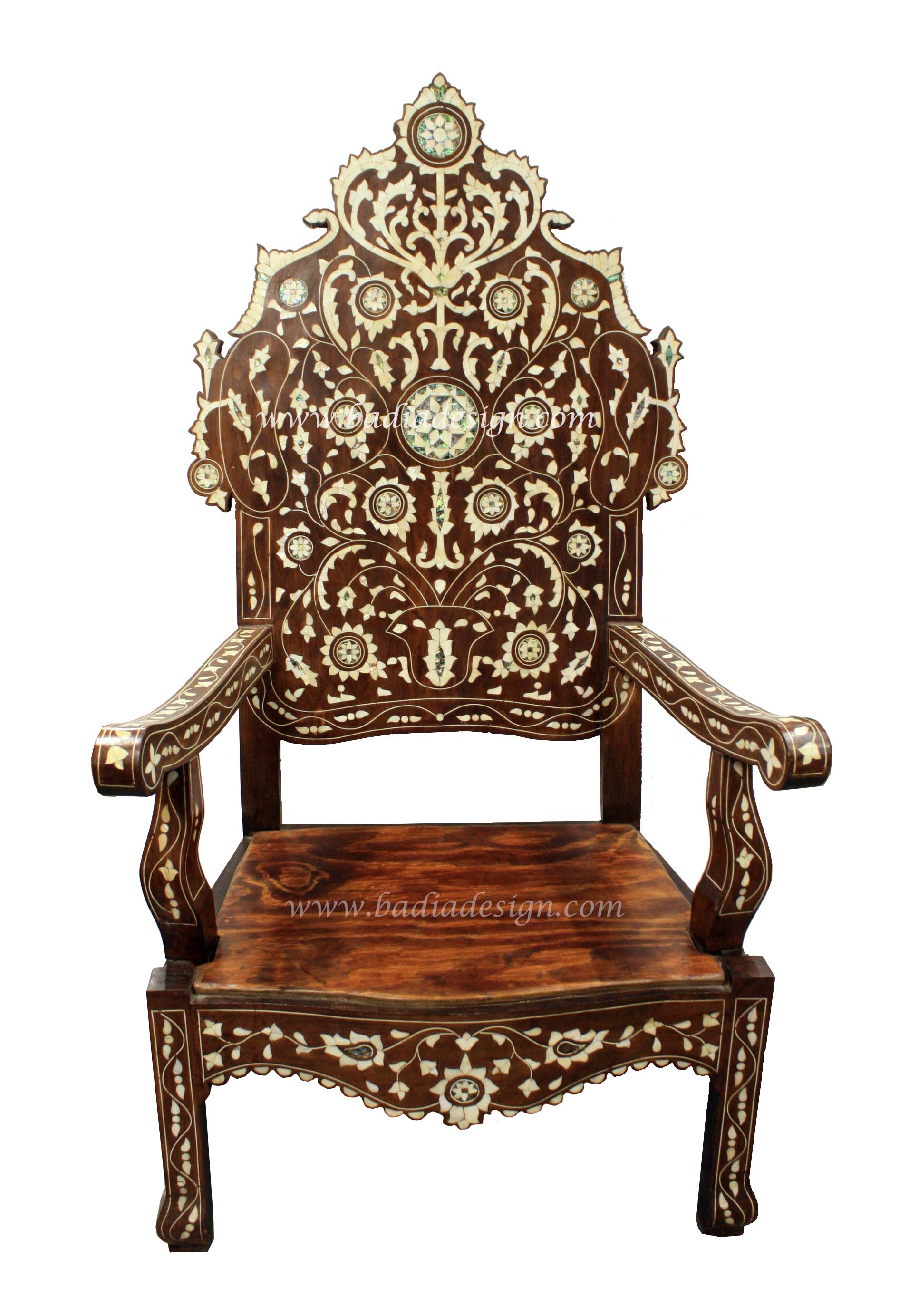 Moroccan Mother of Pearl Chair