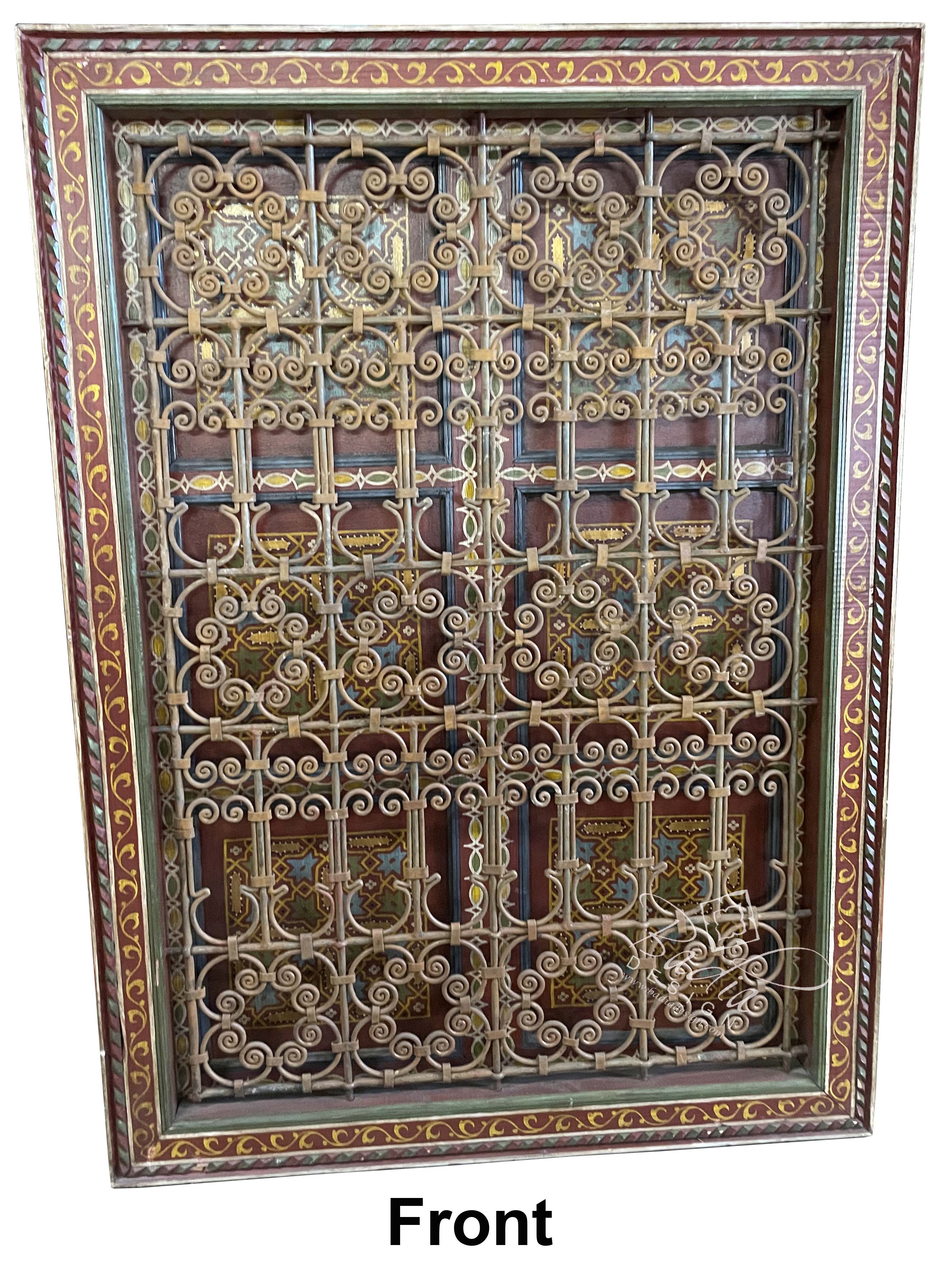moroccan-red-hand-painted-wooden-door-with-wrought-iron-gate-hpd037-1.jpg