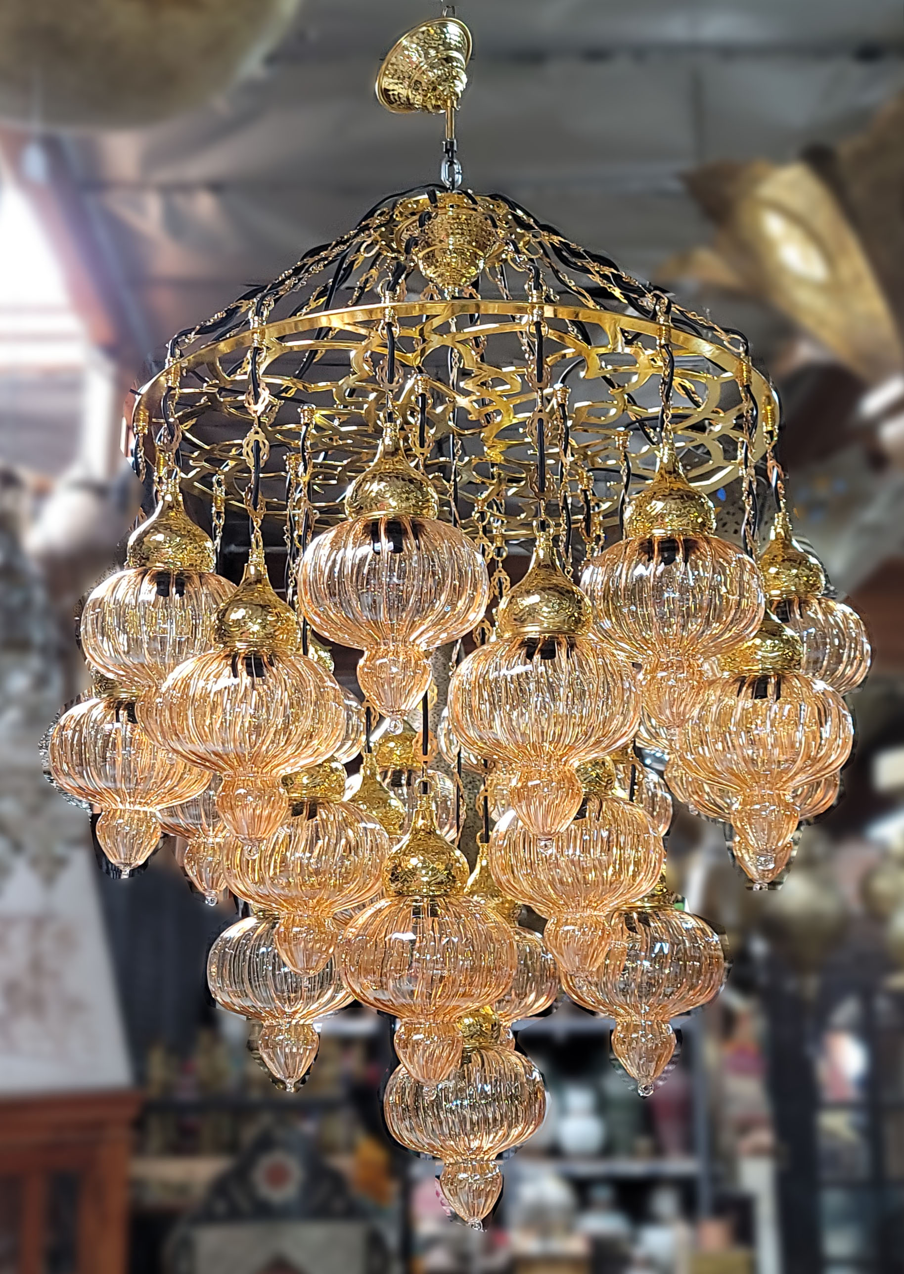 turkish glass chandelier