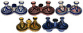 Hand Painted Miniature Tajines Salt and Pepper Containers - TJ006