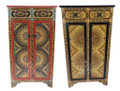 Hand Painted Wooden Cabinet - HP-CA030