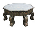 Metal and Bone Octagon Shaped Coffee Table - MB-ST064