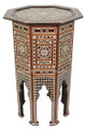 Syrian Design Inlay Side Table - MOP-ST077
