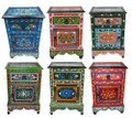 Small Hand Painted Nightstand - HP-CA048