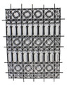 Rectangular Shaped Wrought Iron Panel - IP020
