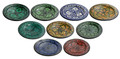 Medium Hand Painted Ceramic Plates - CER-P040