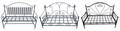 Wrought Iron Benches - WIB001