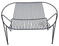 Wide Handmade Wrought Iron Chair - IC032