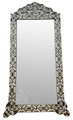 Tall Rectangular Shaped Metal and Camel Bone Mirror - M-MB094