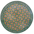 36 Inch Round Vivid Color Tile Table Top - MTR506