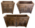 Hand Carved Wooden Bathroom Vanity - CW-CA105