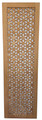 Tall Hand Carved Moucharabieh Wood Panel - WPB-024