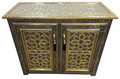 Hand Carved Brass Cabinet  - NK-CA063