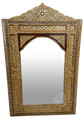 Rectangular Shaped Syrian Design Mother of Pearl Inlay Mirror - M-MOP054