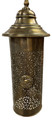 Tall Cylinder Shaped Brass Lantern - LIG480