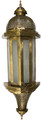 Intricately Designed Brass Wall Sconce with White Glass - WL252