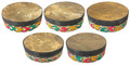 8" Moroccan Bendir Wooden Frame Drums - Mi025